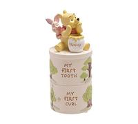 Disney Winnie The Pooh Resin Tooth And Curl Trinket Box Set, Yellow