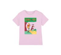 Disney Winnie The Pooh Retro Pooh and Tigger Bounce Kids T Shirt, Pink, 3-4