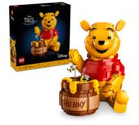 LEGO | Disney Winnie the Pooh - Building Set for Adults - Display Model w/Honey Pot, Collectible Minifigure & Eeyore Figure - DIY Nostalgic Gift Idea for Fans - 43300