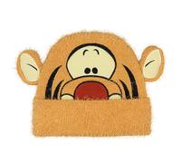 Disney Winnie The Pooh Tigger Felt Embroidered Fuzzy Yarn 3D Ears Character Face Knit Cuff Beanie Skull Cap OSFM Orange, Orange, One size