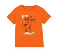 Disney Winnie The Pooh Tigger Let's Bounce Kids T Shirt, Orange, 5-6