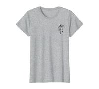 Disney Winnie The Pooh Tigger Simple Left Chest T-Shirt, Women, Heather Grey, Medium