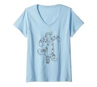 Disney Winnie the Pooh Tigger Sketch V-Neck T-Shirt