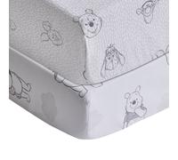 Disney Winnie The Pooh Twin Pack Nursery Fitted Sheet-Cotbed