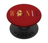 Disney Winnie The Pooh Winnie Simple Text PopSockets Swappable PopGrip