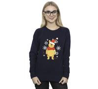 Disney Winnie The Pooh Winter Wishes Sweatshirt In Navy Navy S