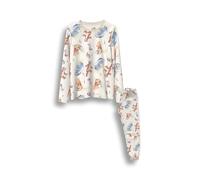 Disney Winnie the Pooh Women’s Pyjamas - Two Piece Fleece Pyjama Set with Long Sleeve Top and Bottoms, Super Soft Divine Fleece Twosie Loungewear Set- XS-XL, Cosy Nightwear Gift Multi