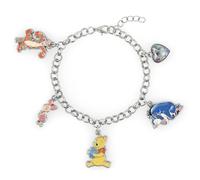 Disney Winnie the Pooh Womens and Girls Dangle Charm Chain 7.5'' Bracelet