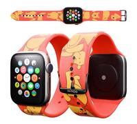 Disney Winnie The Pooh Wristband For Apple Watch Band Series 9/8/7/6/5/4/3/2/1/SE 38MM, 40MM and 41MM | Winnie the Pooh Gifts for Women, Men, All Fans | Replacement Apple Watch Bands For Women and Men