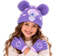 Disney Winter Sets for Kids - Warm Hat & Gloves or Scarf for Kids Ages 6-12 | Choose from Disney Frozen, Stitch, Cars and Toy Story