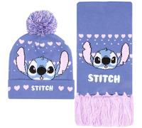 Disney Winter Sets for Kids - Warm Hat & Gloves or Scarf for Kids Ages 6-12 | Choose from Disney Frozen, Stitch, Cars and Toy Story