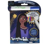 Disney Wish 20-page Imagine Ink Magic Ink Coloring Book with Mess Free Marker, Disney's 100th Anniversary, Bendon 47918