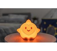 Disney Wish Color-Changing LED Squishy Tabletop Night Light, Fun Lamp, Ideal for Kids, Collectors Bedroom, Bathroom, Play Room, USB or Battery Powered, 79616