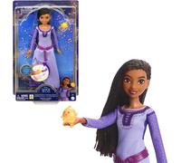 Disney Wish HVX69 Asha De Rosas Star Singer Removable Outfit French Vocals Braided Hair Toy for Kids Age 3+ HVX69