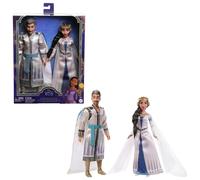 Disney Wish King Magnifico And Queen Amaya Of 2 Pack Doll Beige