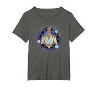 Disney Wish King Magnifico What a Charmer T-Shirt, Women's Plus, Asphalt Grey, 1X