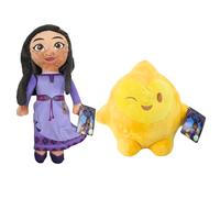 Disney Wish - Large 25-35cm Super Soft Gift Quality Embroidered Plush - Asha & Star