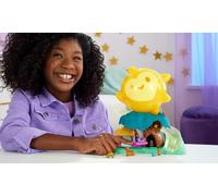 Mattel Disney Wish Magical Star Playset with Asha Miniature Toy Figure & 7 Wish Orbs Containing Star Figure & 6 Animal Friends