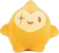 Disney WISH Star 40cm large squishy soft toy mega star plush, Suitable for dreamy squeezes, cuddles and sleep tight wishes, from 0 months, Yellow