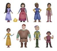 Disney Wish The Teens Mini Doll Set, 8 Posable Dolls & Star Figure, Characters Wear Signature Outfits, HPX36