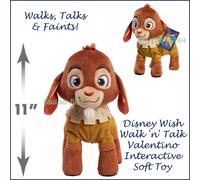 Disney Wish Walk 'n' Talk Valentino Interactive Soft Toy Children's Toys NEW