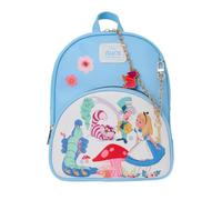 Disney Women Alice in Wonderland Mini Backpack Handbag Charm Bag Blue