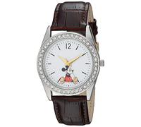 Disney Women Analog Quartz Watch with Faux Leather Strap WDS000379