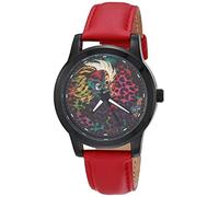 Disney Women Analog Quartz Watch with Leather Strap WDS000892