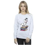 Disney Women's 101 Dalmatians Books Sweatshirt in Grey | Size: XL Disney Grey XL