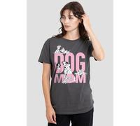 Disney Women's 101 Dalmatians Dog Mom T-Shirt, Light Graphite in Light Grey | Size: Large Disney Light Grey L