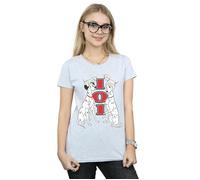 Disney Women's 101 Dalmatians Family Cotton T-Shirt in Grey | Size: Medium Disney Grey M