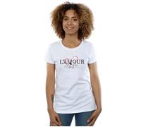 Disney Women's 101 Dalmatians L´Amour Cotton T-Shirt in White | Size: 2XL Disney White 2XL