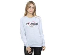 Disney Women's 101 Dalmatians L´Amour Sweatshirt in Grey | Size: XL Disney Grey XL