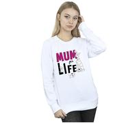 Disney Women's 101 Dalmatians Mum For Life Sweatshirt in White | Size: Small Disney White S