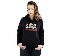 Disney Women's 101 Dalmatians Puppy Hug Hoodie Black Large