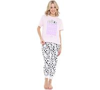 Disney Women's 101 Dalmatians Snooze Pajama Set, Multi, 8 UK