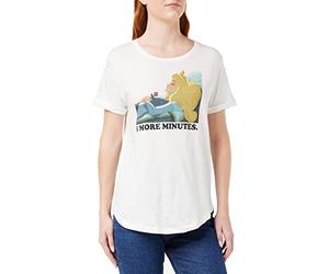 Disney Women's 5 More Minutes T Shirt, White (White White), 12 UK