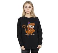 Disney Women's Aladdin Angry Abu Sweatshirt in Black | Size: Medium Disney Black M