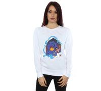 Disney Women's Aladdin Cave Of Wonders Sweatshirt in White | Size: Medium Disney White M