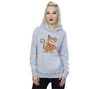 Disney Women's Aladdin Classic Angry Abu Hoodie in Grey | Size: Small Disney Grey S