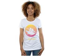 Disney Aladdin Flying Sunset Cotton T-Shirt In White White S