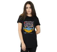 Disney Women's Aladdin Genie Phenomenal Cosmic Powers Cotton Boyfriend T-Shirt in Black | Size: Medium Disney Black M