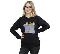 Disney Women's Aladdin Genie Wishing Dude Sweatshirt in Black | Size: Medium Disney Black M