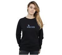 Disney Women's Aladdin Wish Dude Sweatshirt in Black | Size: Medium Disney Black M