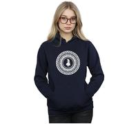 Disney Women's Alice In Wonderland Circle Hoodie in Navy | Size: XL Disney Navy XL