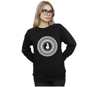 Disney Women's Alice In Wonderland Circle Sweatshirt in Black | Size: Large Disney Black L