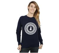 Disney Women's Alice In Wonderland Circle Sweatshirt in Navy | Size: Medium Disney Navy M