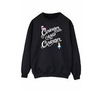 Disney Women's Alice In Wonderland Curiouser Sweatshirt Large Black