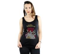 Disney Women's Alice in Wonderland Retro Poster Vest Medium Black