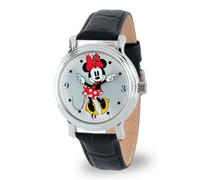 Disney Women's Analog Japanese Quartz Watch with Leather Strap NEW001878